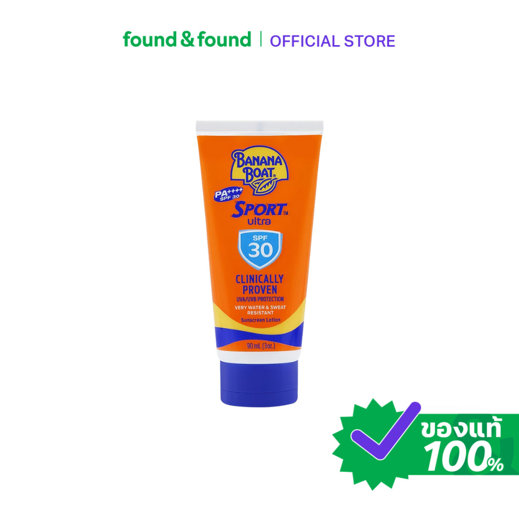Banana Boat Sport Ultra Sunscreen Lotion บานาน่า โบ๊ท โลชั่นกันแดด 90ml (SPF50+ PA++++/SPF 50 PA++++/SPF30 PA++++)