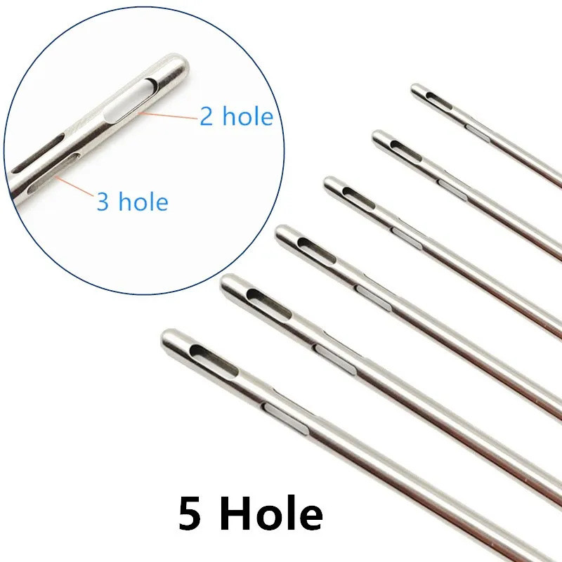 Five/Six Hole Cannulas Fat Transfer Needle Stainless Steel Liposuction Cannulas Fat Harvesting Cannu