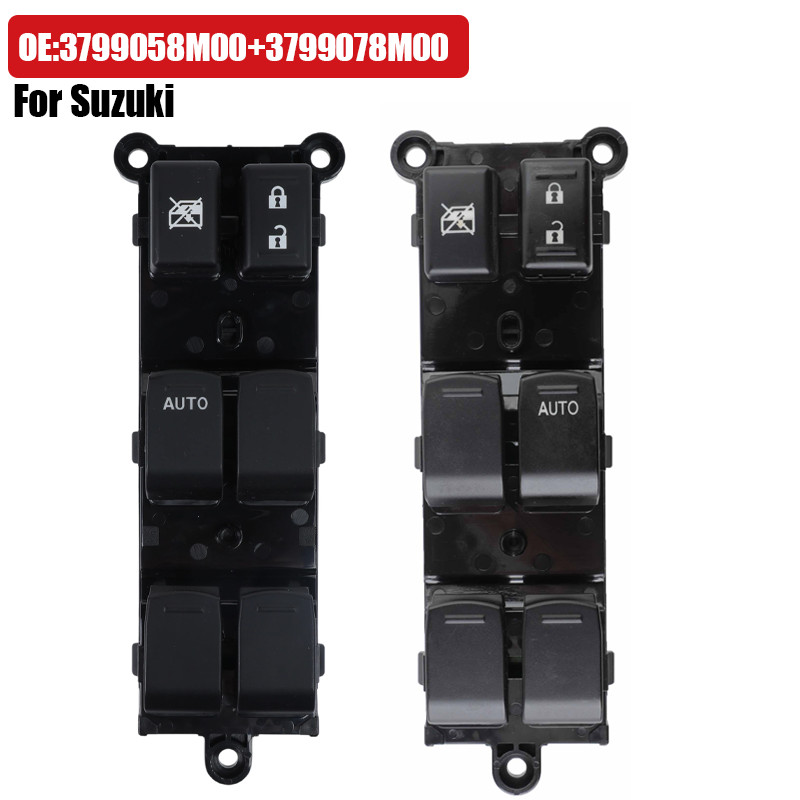 ใหม่ปุ่มสวิทช์หน้าต่างซ้ายและขวาสําหรับ Suzuki Alivio
