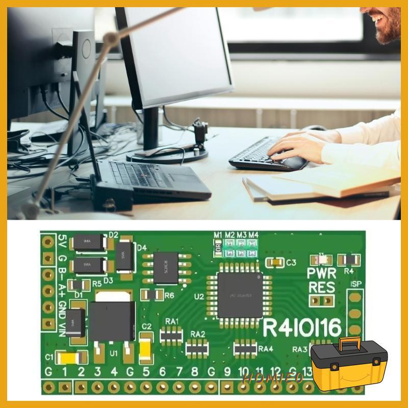 HOMIE0 16CH 5 IN 1 Modbus IO RS485 16DI 16DO 8DI-8DO 4DI-12DO 12DI-4DO Modbus RTU ดิจิตอล 2 54 มม.Pi
