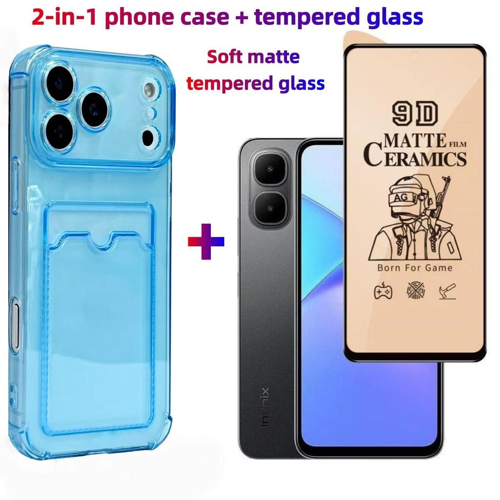 Tecno Spark Go 2 1S 1 2025 2024 2023 Tecno Spark 30C 20C 20 Pro 10C 10 Tecno Pop 9 8 Unbreakable Ultra-thin เซรามิค Frosted โทรศัพท์ป้องกันหน้าจอและเคสโทรศัพท์ - รูปที่ 2