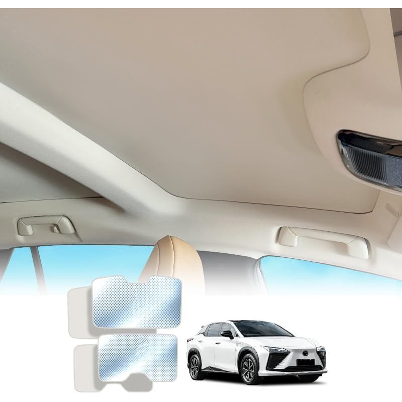 ม่านบังแดด Sunroof แบบพับได้สําหรับ Lexus RZ 300E/450E 2023-ปัจจุบัน EB10, UV สะท้อนแสงและฉนวนกันควา