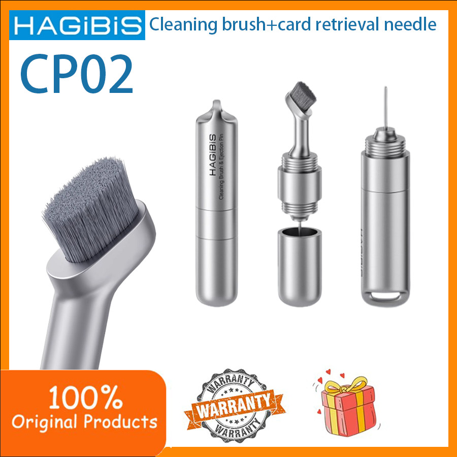 Hagibis CP02 เครื่องมือทําความสะอาดตัวรับสัญญาณแปรงมัลติฟังก์ชั่น EDC สากลสําหรับช่องใส่แบตเตอรี่