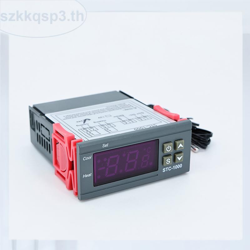 STC 1000 12V 24V 220V Digital Temperature Controller Thermostat Thermoregulator incubator รีเลย์ LED