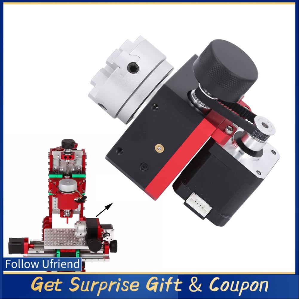 4th เครื่อง ufriend แกะสลัก Axes 42x32 Stepper Motor 1: 60 Reduction Ratio ขนาดเล็กน้ําหนักเบาอลูมิเ