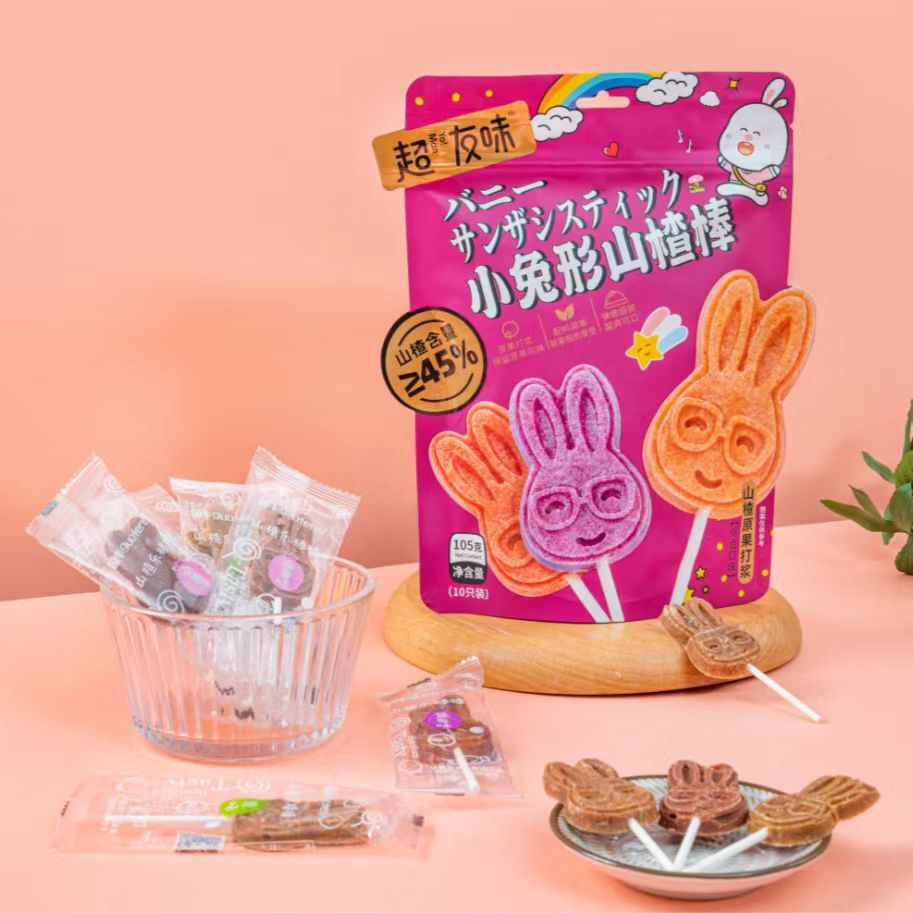 ฮอว์ธอร์นสติ๊กรูปกระต่ายน้อย (รสบริษัท) (รสดั้งเดิม+รสหม่อน+รสบลูเบอร์รี่) 105ก (ผลิตแล้วภายในสามเดือน)