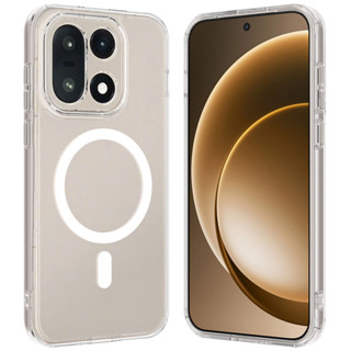 สําหรับ OnePlus 15 กรณี ELVEV กันกระแทกโปร่งใส Soft TPU + Ha…