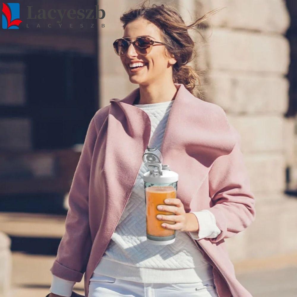 LACYESZB เครื่องคั้นน้ําผลไม้ USB แบบพกพา, เครื่องคั้นน้ําผลไม้แบบชาร์จ USB ความจุ 600 มล., เครื่องป