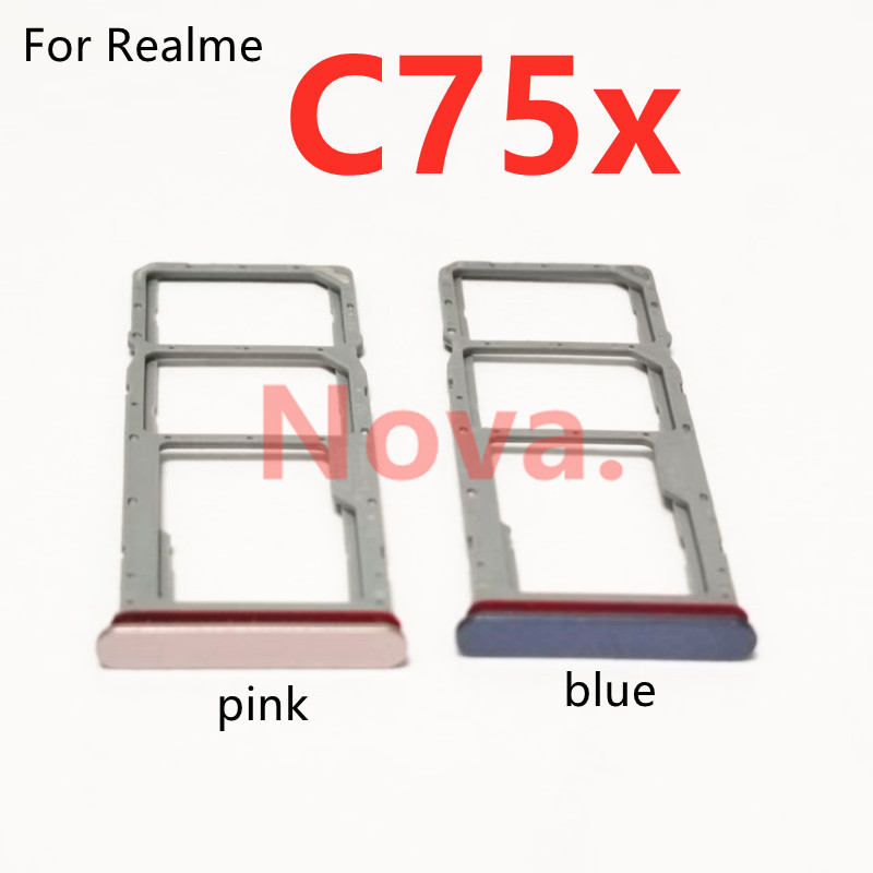 ถาดซิมการ์ดสําหรับ Realme C75x โทรศัพท์มือถือส่วน