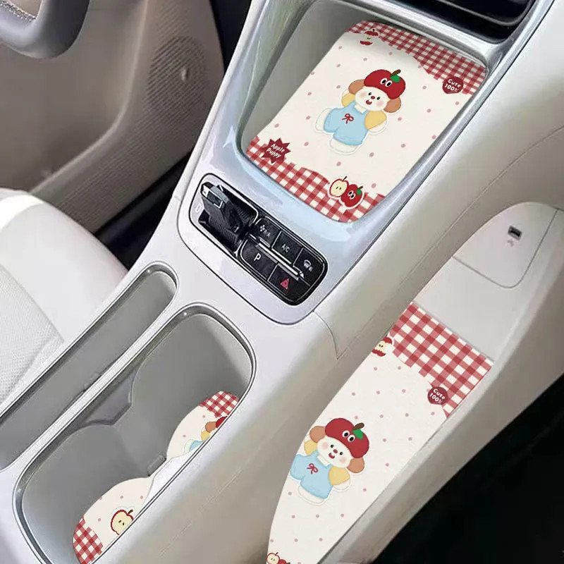 เหมาะสําหรับ Geely EX2 เซ็นทรัลควบคุมแผ่นสล็อตแผ่นกันลื่นพิเศษถ้วยน้ําสล็อตเก็บแผ่นรถตกแต่งภายในการปรับเปลี่ยนอุปกรณ์เสริม