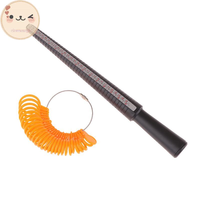 Chee Jewellery เครื่องมือแหวนขนาด Mandrel Stick Finger Gauge แหวน Sizer วัดเครื่องประดับชุดเครื่องมือแหวนขนาดแฟชั่น Jewellery เครื่องมือ EN - รูปที่ 4