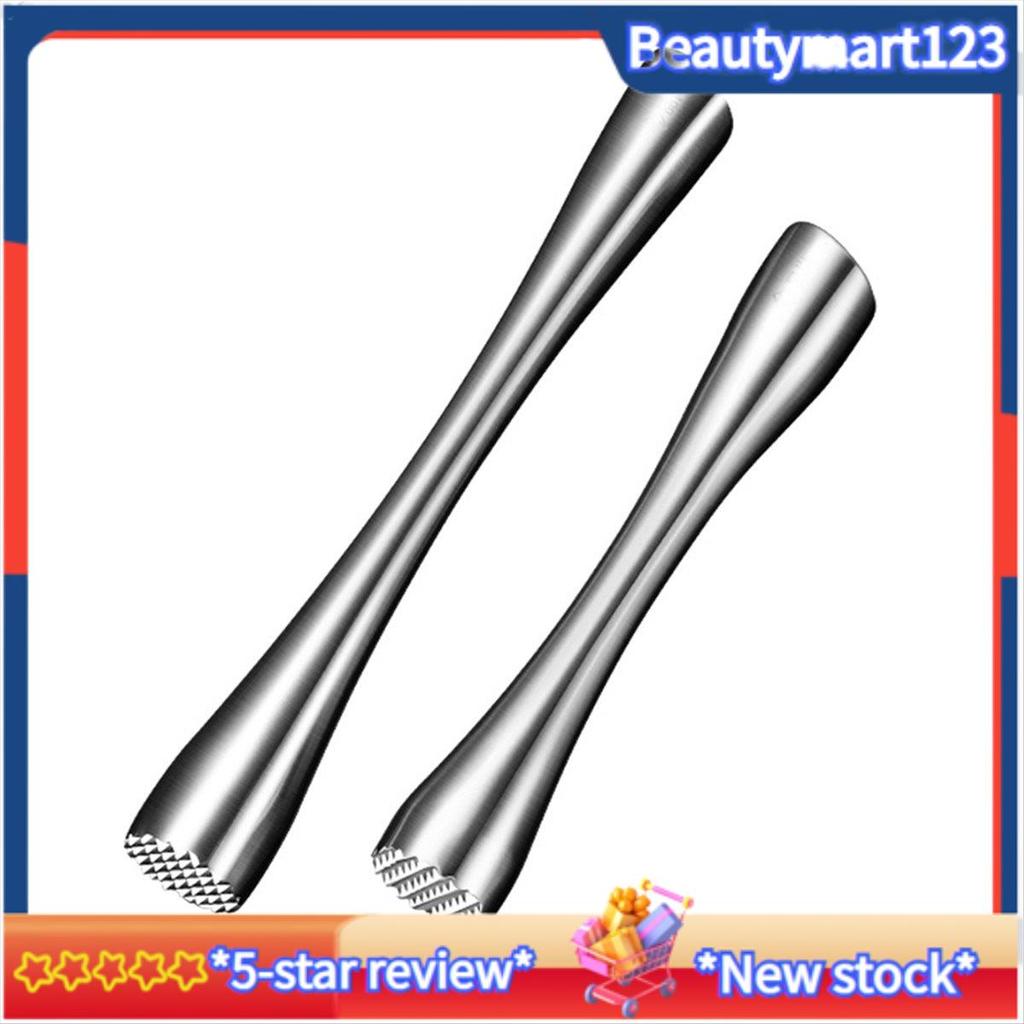 BM8 นิ้วและ 10 นิ้วสแตนเลสสตีล Muddler สําหรับค็อกเทล, Old Fashioned Cocktail Muddler อุปกรณ์เสริม