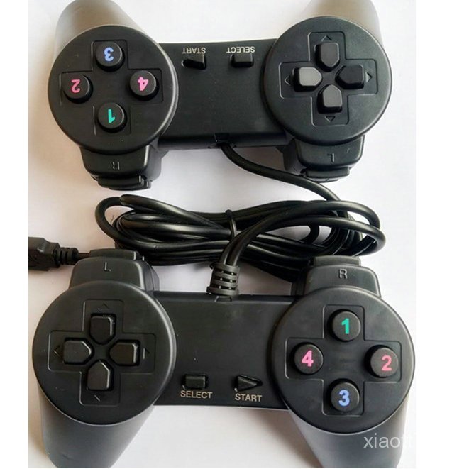 USB Gamepad 701 Duals Gamepad USB แบบมีสายจับ PC End คอมพิวเตอร์ Gamepad ขายส่ง