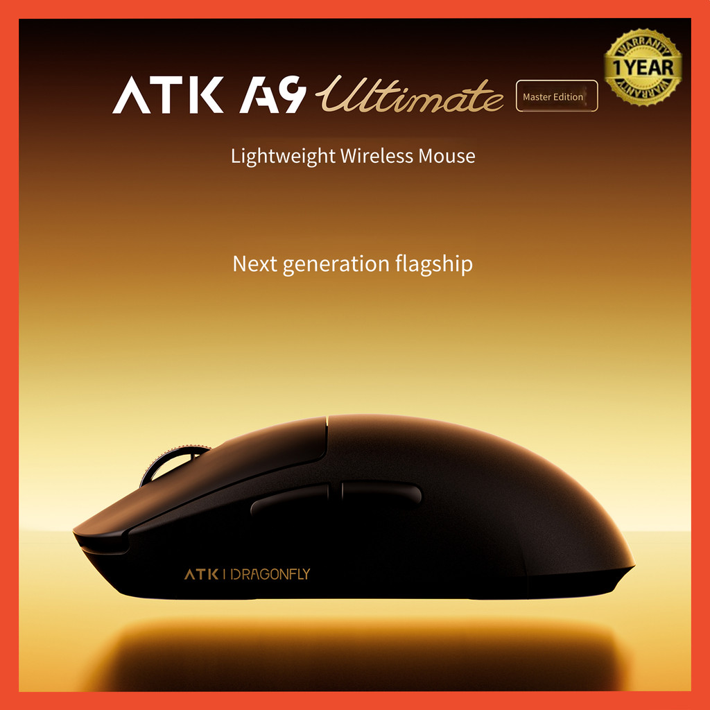 ATK Dragonfly A9 Ultimate Wireless 3950Ultra เมาส์สําหรับเล่นเกม