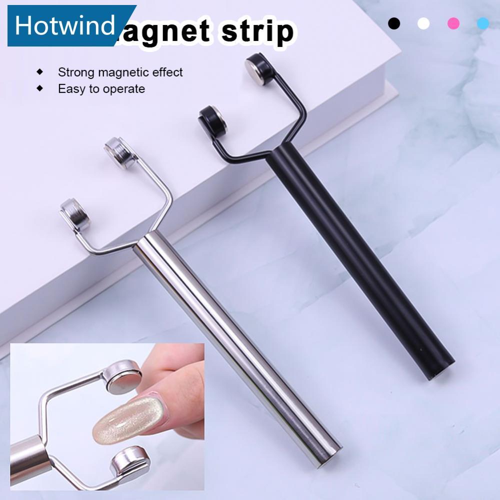 HW Y-shape เล็บแม่เหล็กเครื่องมือ 3D Love Heart Cat Eye เล็บแม่เหล็กเส้นทแยงมุมสาย Galaxy รูปแบบเล็บ