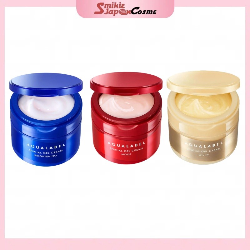 AQUALABEL Special Gel Cream EX 90g - Whitening/Oil in/Moist Direct From Japan