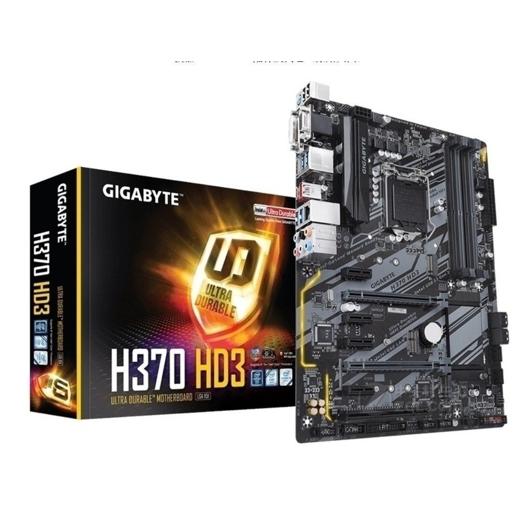 เหมาะสําหรับ Gigabyte/Gigabyte H370-HD3 LGA1151 DDR4 เมนบอร์ดเกมเดสก์ท็อปสินค้าคงคลัง
