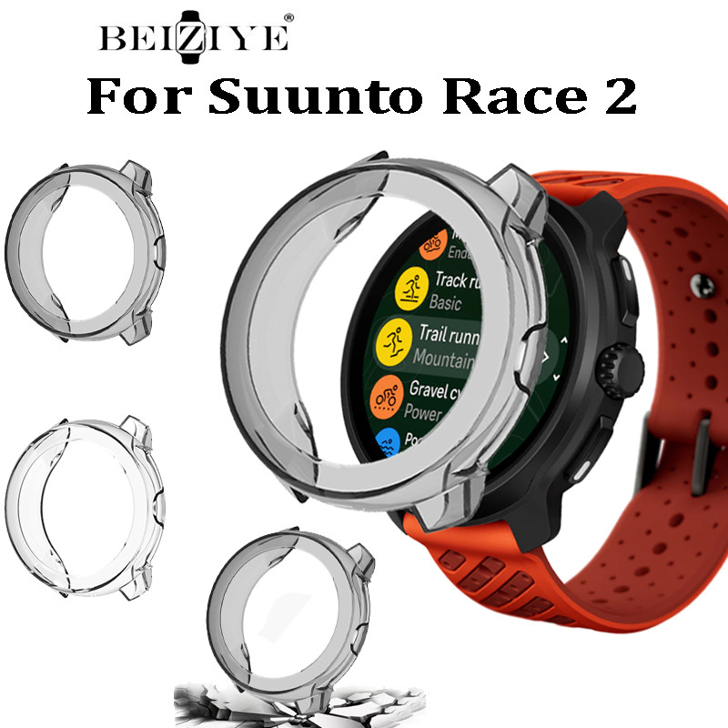 เคสป้องกัน TPU สําหรับ Suunto Race 2 ความโปร่งใสสูงเคสรอบทั้งหมดสําหรับ SUUNTO RACE 2 เคสป้องกันหน้า