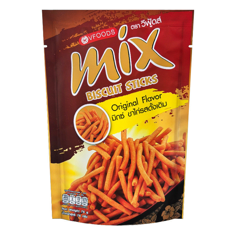 ประเทศไทยนําเข้าVFOODS MIX Crispy Fries Original Mimiกุ้งFrench Fries Influencerเด็กสบายๆขนม11.20B