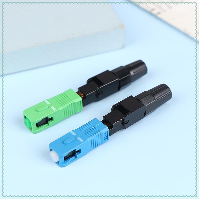 สหหนมคนทคอปเนด์นด์นด์นด์นด์นด์นด์นด์นด์ 5 ชิ้น FTTH SC APC โหมดเดียว SC UPC Fiber Optic Quick Connec