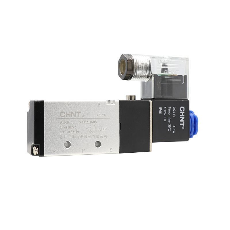 Zhengtai PNEUMATIC Solenoid วาล์ว N4V210-08 วาล์วอิเล็กทรอนิกส์ 220v Two-Position ควบคุมห้าทางย้อนกล
