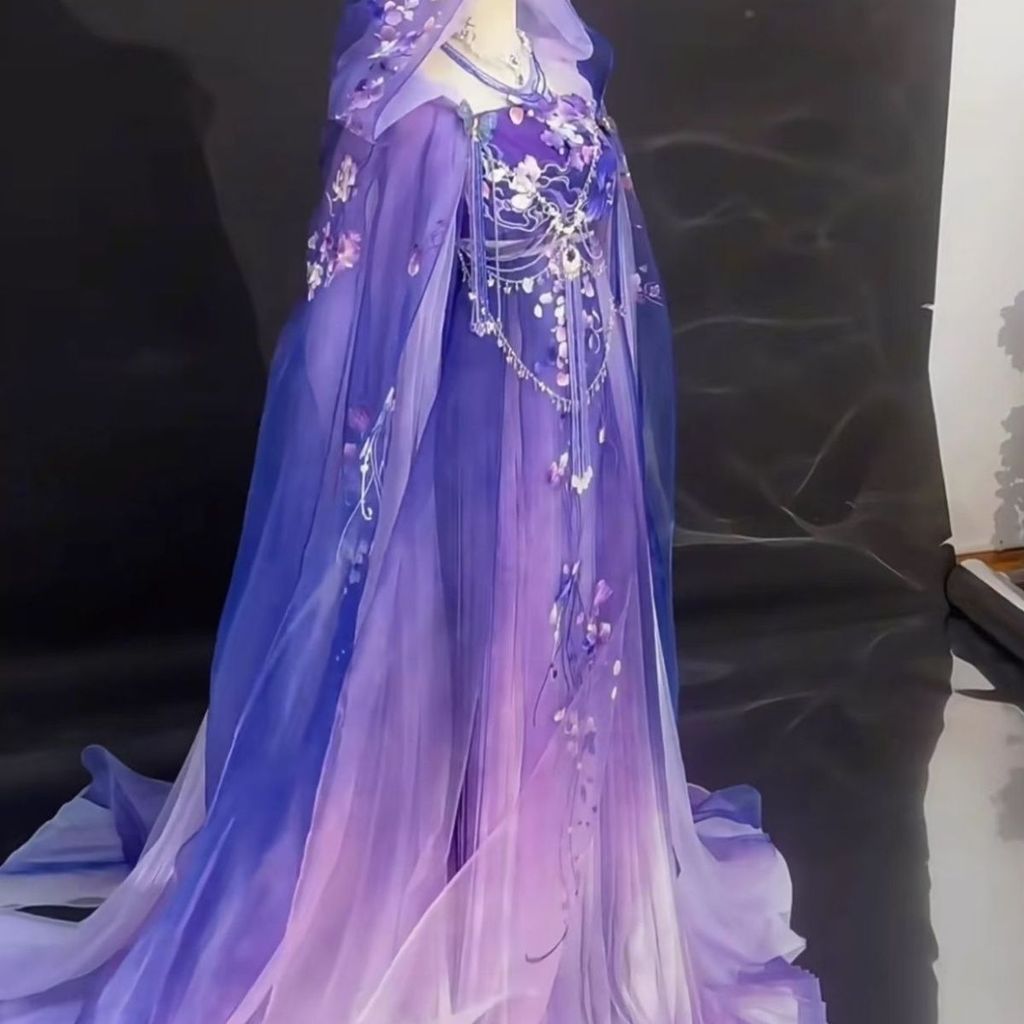 ซากุระสีม่วงHanfuผีเสื้อเดิมหน้าอก-สูงภาคเหนือaaaปู่Andie Yanhedie Bunneck Condition Jouple Crushion