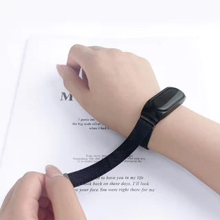 สายรัดโลหะลูป Milanese สำหรับ for Smartwatch Xiaomi Mi Band 10 9 8 สายรัดสแตนเลสแม่เหล็ก for MiBand 10 9 8