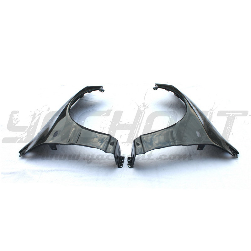 YC Yachuang Mitsubishi Lancer EVO7 EVO8 EVO9 ดัดแปลง OEM เรซิ่นคาร์บอนไฟเบอร์กระเป๋าบังโคลนหน้า