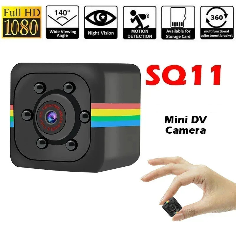 Sq11 Full Hd 1080p Mini กล้อง Motion Sensor กล้องวิดีโอ Dvr Sport Dv Micro กล้อง