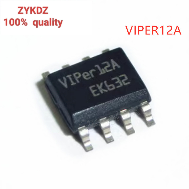 ชิปเดิม 10PCS VIPER12A VIPER12AS VIPER12 12A VIPER22A VIPER22AS VIPER22 22A SOP-8