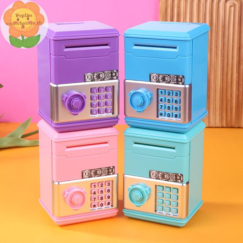 Toplan 1 ชิ้น ATM เงินสดประหยัดกล่องเงินรหัสผ่านใหม่เด็ก Piggy Bank การเงินประหยัดของเล่นเด็กของขวัญสําหรับชายหญิง TH