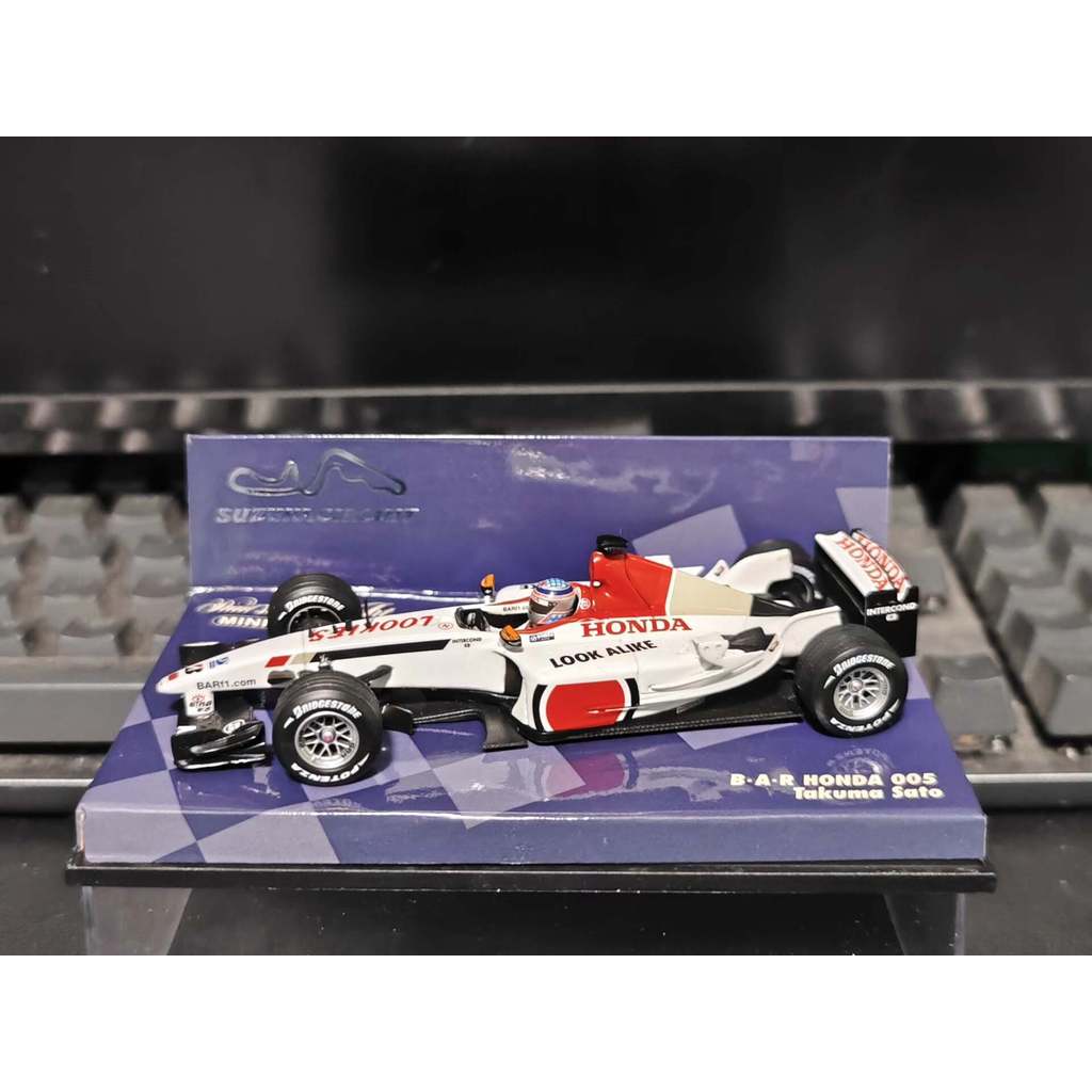 Mini Cut F1 รุ่น BAR005 British American Fleet Takuma Sato 2003 ซีซั่น 2003 He Became BAR Fleet Test