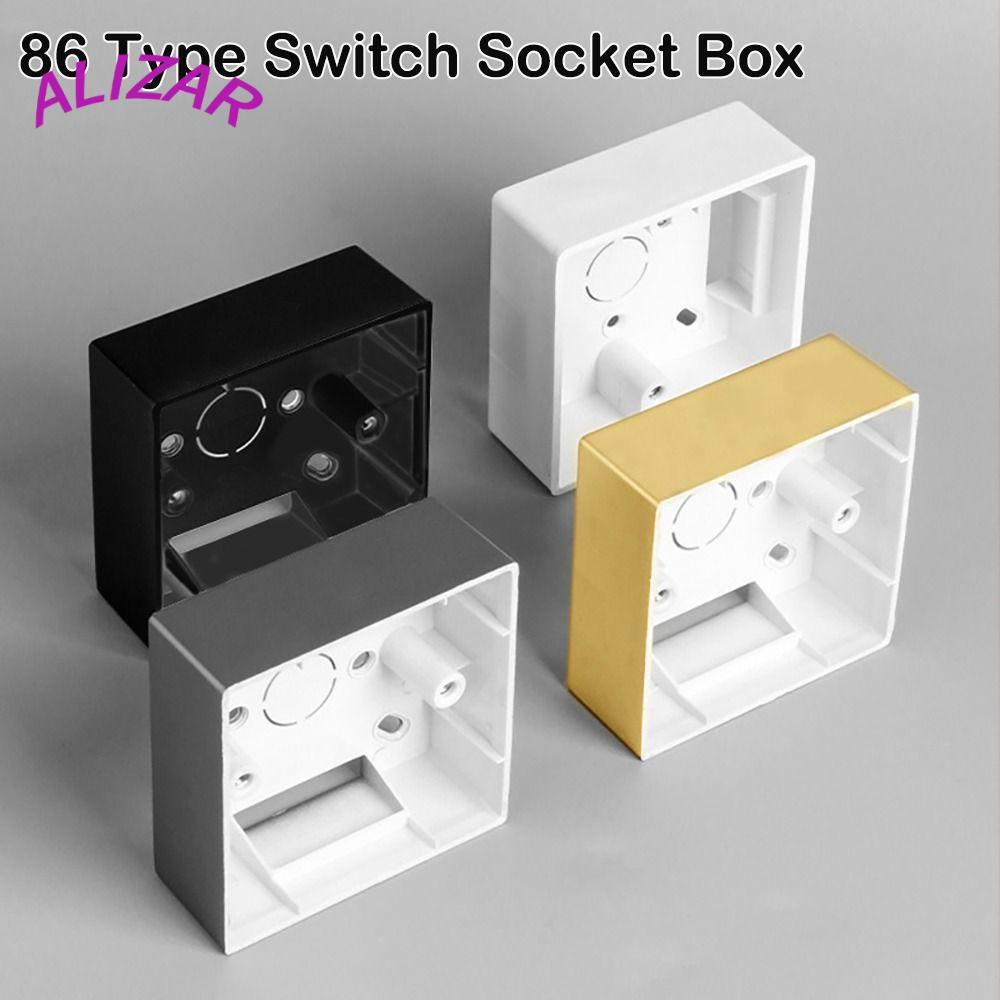 ALIZAR กล่องติดตั้งภายนอก Universal On-Wall Mount Switch และซ็อกเก็ตใช้กับ 86 ประเภท