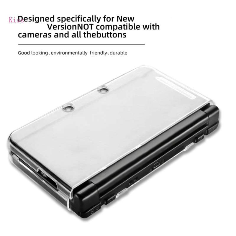 ฝาครอบพลาสติก kiss สําหรับ New 3DS XL LL New 3DS Clear Protector Case