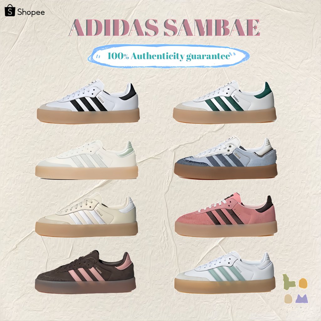 พรีออเดอร์（100% รับประกันของแท้&จากเกาหลี）Adidas Originals SAMBAE（ IG5744/ID0440/ID0434/IG1947/JI274