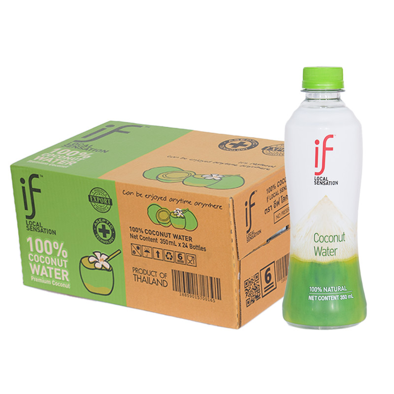 น้ำมะพร้าวอิมพอร์ต if 350ml น้ำมะพร้าวอิมพอร์ต if 350ml*24 กล่อง น้ำมะพร้าวสด 100% ไขมัน 0% ไม่ใส่น้
