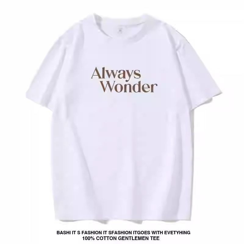 Our Secret Lorm Loose Short-Sleeved T-Shirt Women Always Wonder Top Clothes