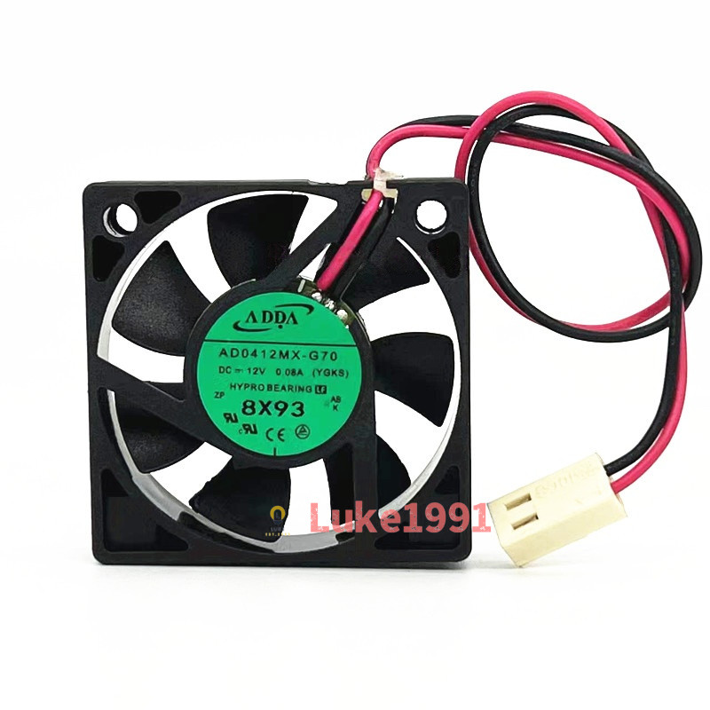 ADDA 4010 AD0412MX-G70 DC12V 0.08A เครื่องบันทึกวิดีโอ Dahua พัดลมระบายความร้อนเงียบ