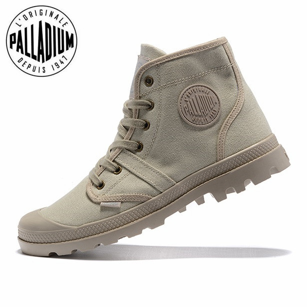 PALLADIUM สไตล์ใหม่ผู้ชายผู้หญิง Martin Boots Casual อินเทรนด์ High-Top รองเท้าผ้าใบคลาสสิก (9 สี) (ขนาด 35-45)