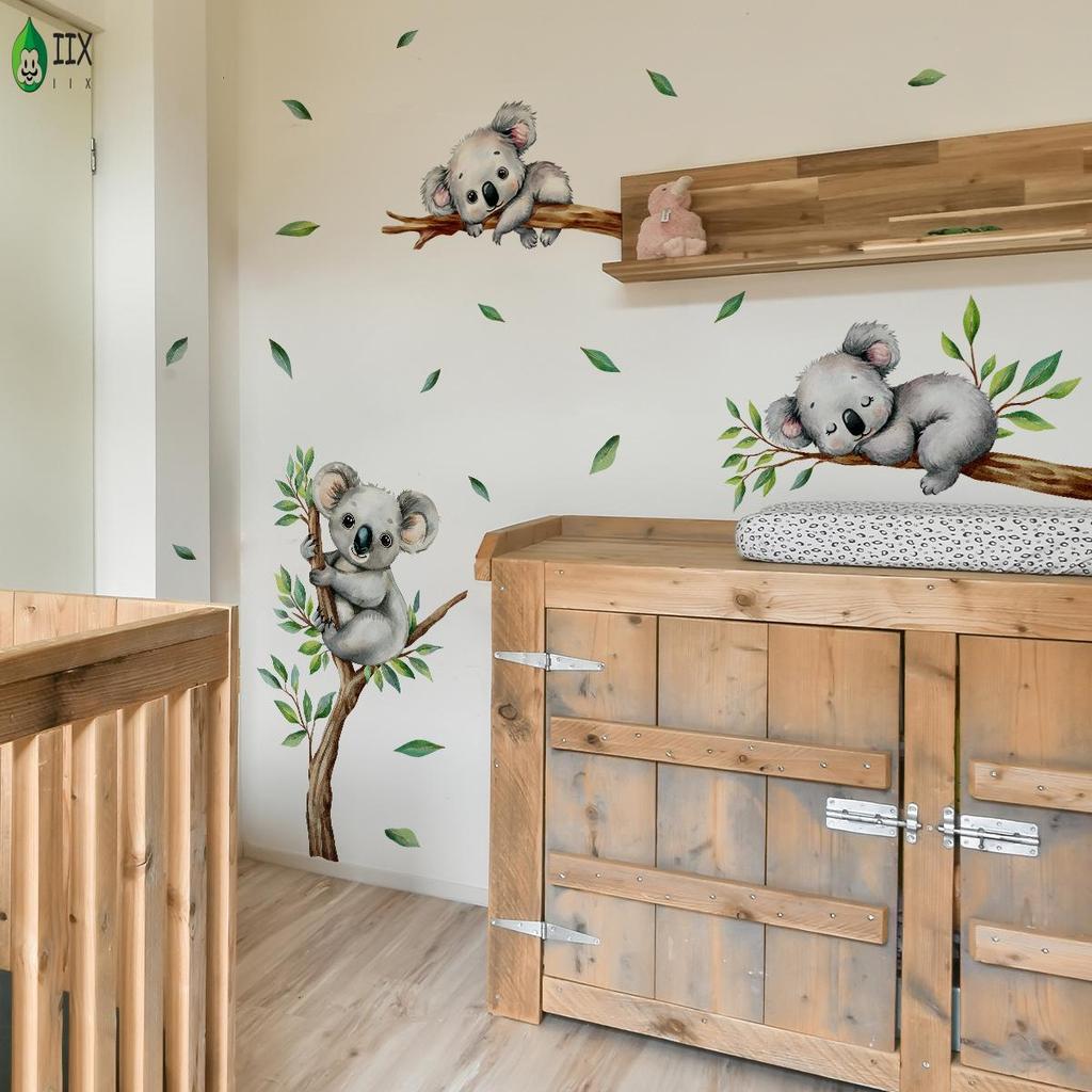 PVC กันน้ํา Wall Decals - สติกเกอร์ตกแต่งผนังลายเสือน่ารัก