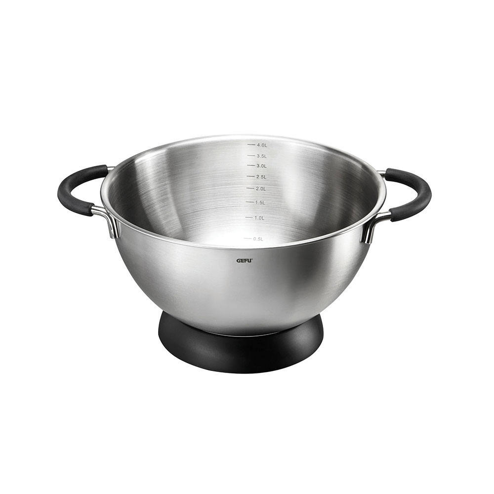 GEFU - Mixing Bowl MESCO model.28140 Silver, Black
