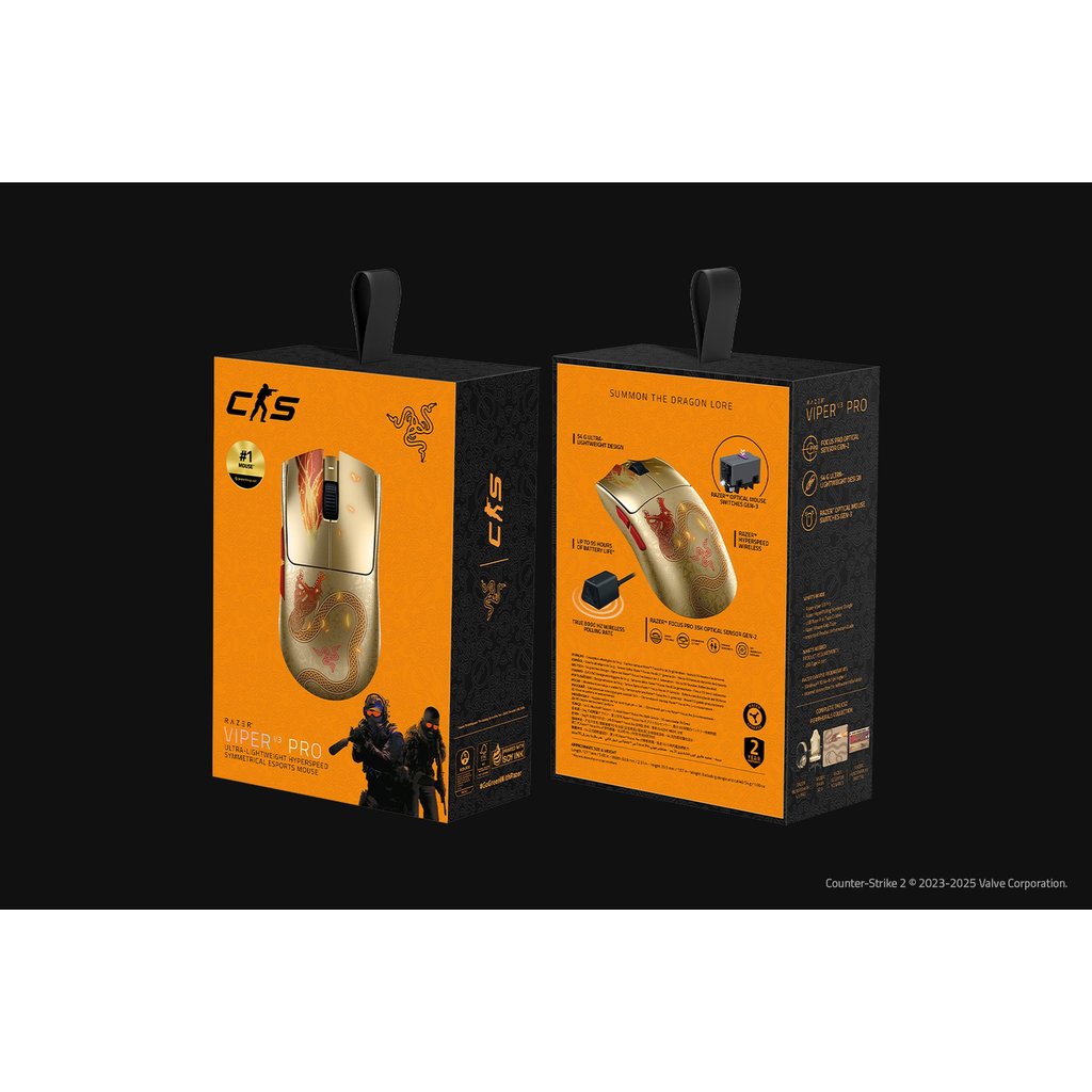 Razer Viper V3 Pro - Counter Strike 2 Edition | เมาส์เกมมิ่งเคาน์เตอร์-สไตรค์ 2 - รูปที่ 4