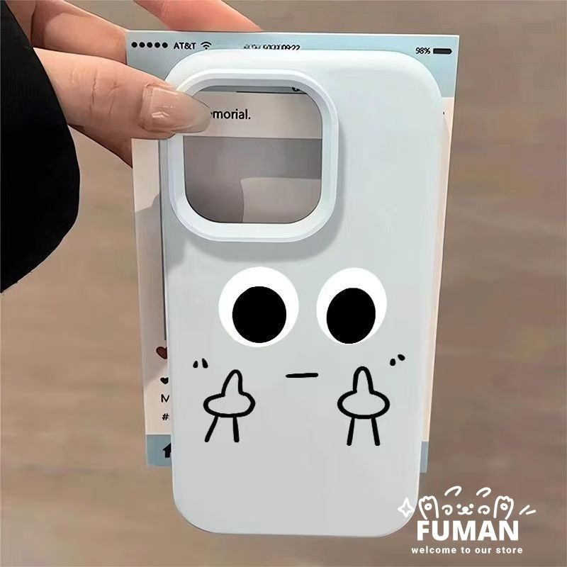 น่ารักตลกSpeechlessเคสโทรศัพท์สําหรับIQOO 15 13 12 11 Pro 11s U5 U5e U3 U3xปลอกลูกอมสีการ์ตูนMatte Graffiti Claddingกันกระแทกนุ่มปกหลัง