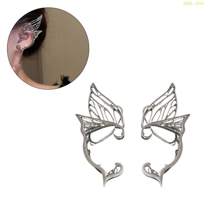 ต่างหูปีกผีเสื้อ Fairy Wings สำหรับ Halloween และ Cosplay