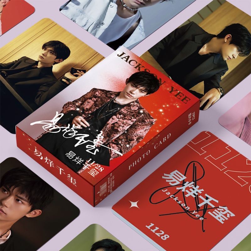 Yi Yang Qianxi สินค้า 10 ซม.กล่อง 58 Laser Photocards การ์ด LOMO โปสการ์ดโพลารอยด์ Yi Yang Qianxi สิ