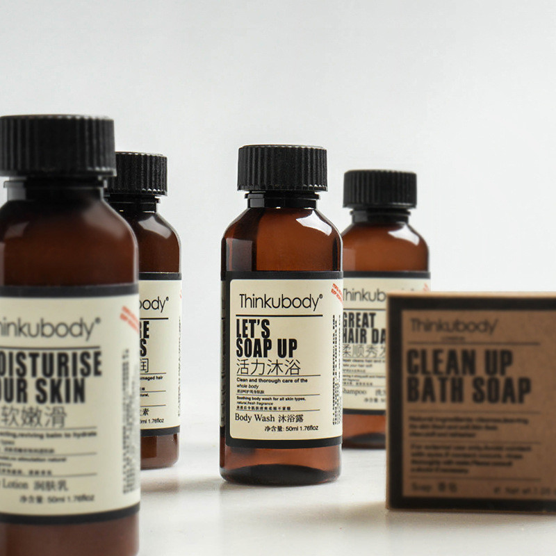 Ml UK THINKUBODY Travel เจลอาบน้ําแชมพูแบบใช้แล้วทิ้ง Hotel B & B ชุดอุปกรณ์อาบน้ํา 3OLR