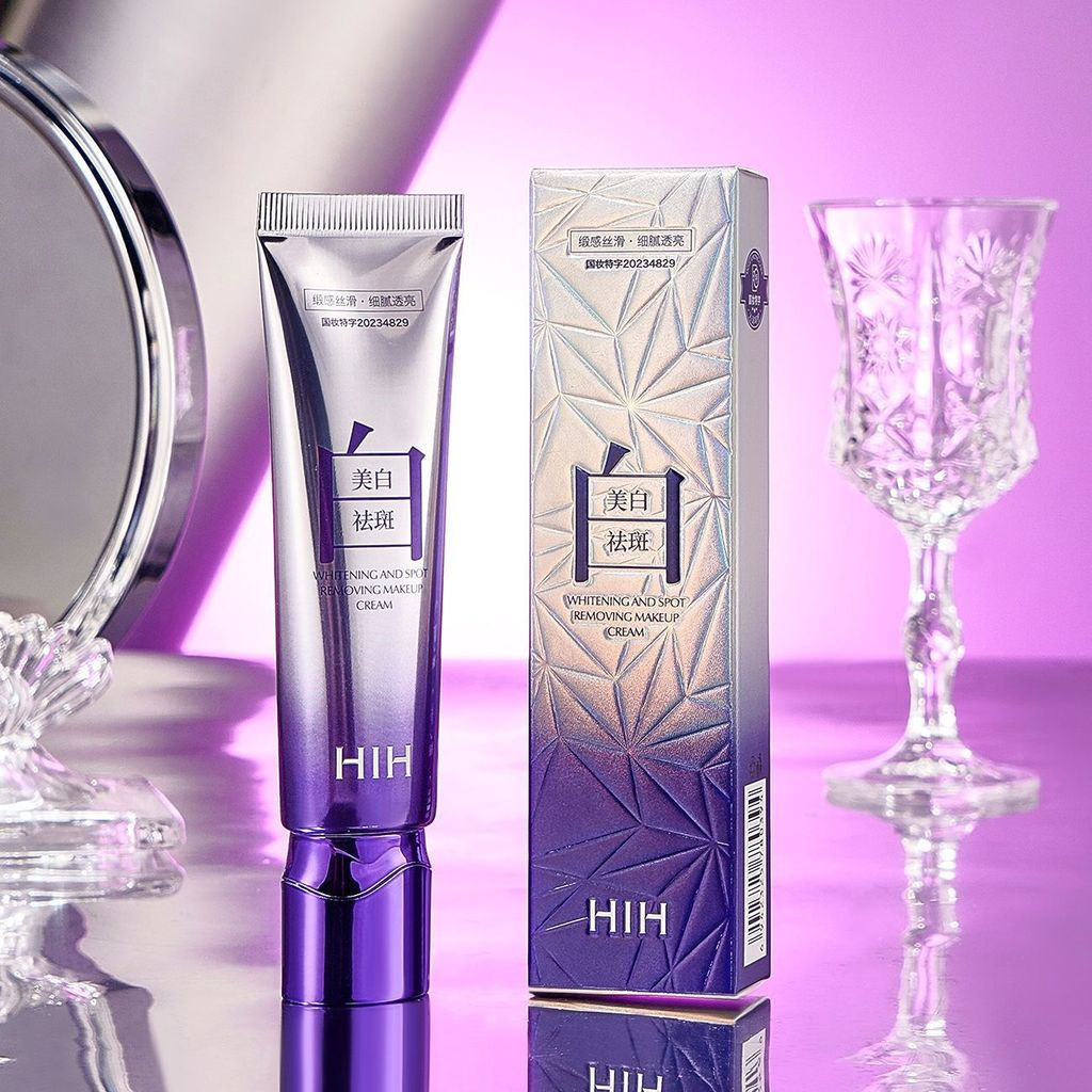 H HIH ครีมกําจัดกระจุดด่างดําไวท์เทนนิ่งละเอียดอ่อนโปร่งแสงน้ําหนักเบาบริการง่ายต่อการผลักดันเปิดยืด