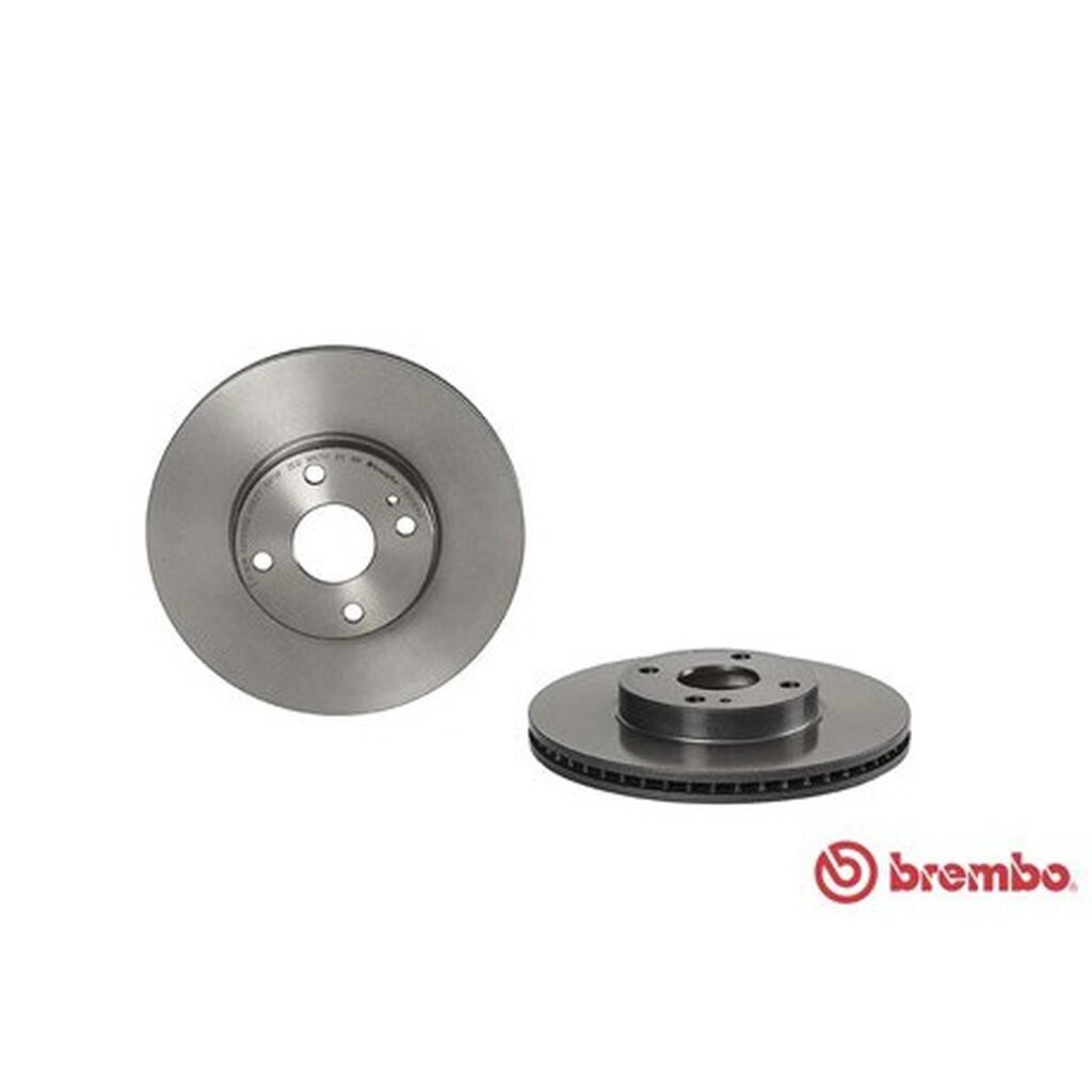 จานเบรคหน้า MAZDA MAZDA2 DL DJ 1.3 1.5 SKYACTIV 2014- MX-5 ND 1.5 2015- 258MM BREMBO /ชิ้น