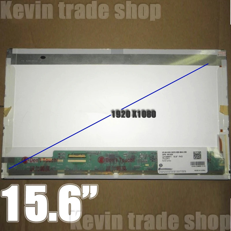 แล็ปท็อปหน้าจอ Lcd B156hw01 V.4 B156hw02 V.7 V.1 Lp156wf1 Tla1 Lp156wf1 Tlc1 N156hge-l11 Lp156wfc-t0