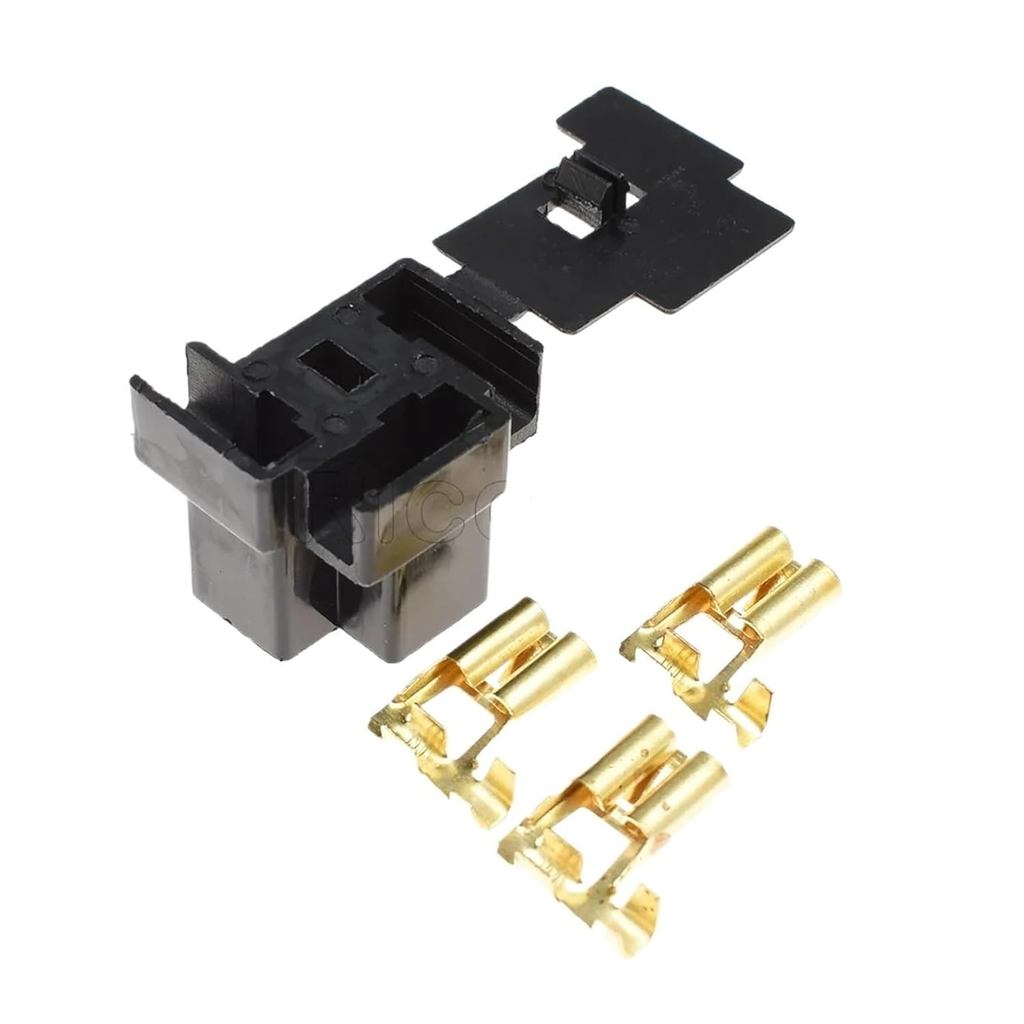 1/5/10/20Kits 3 Pin H4 ไฟหน้าซ็อกเก็ตขั้วต่อยานยนต์ DJD031A-1 (ขนาด : 1 ชุด)